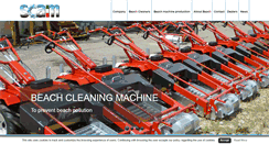 Desktop Screenshot of beach-cleaning-machine.com